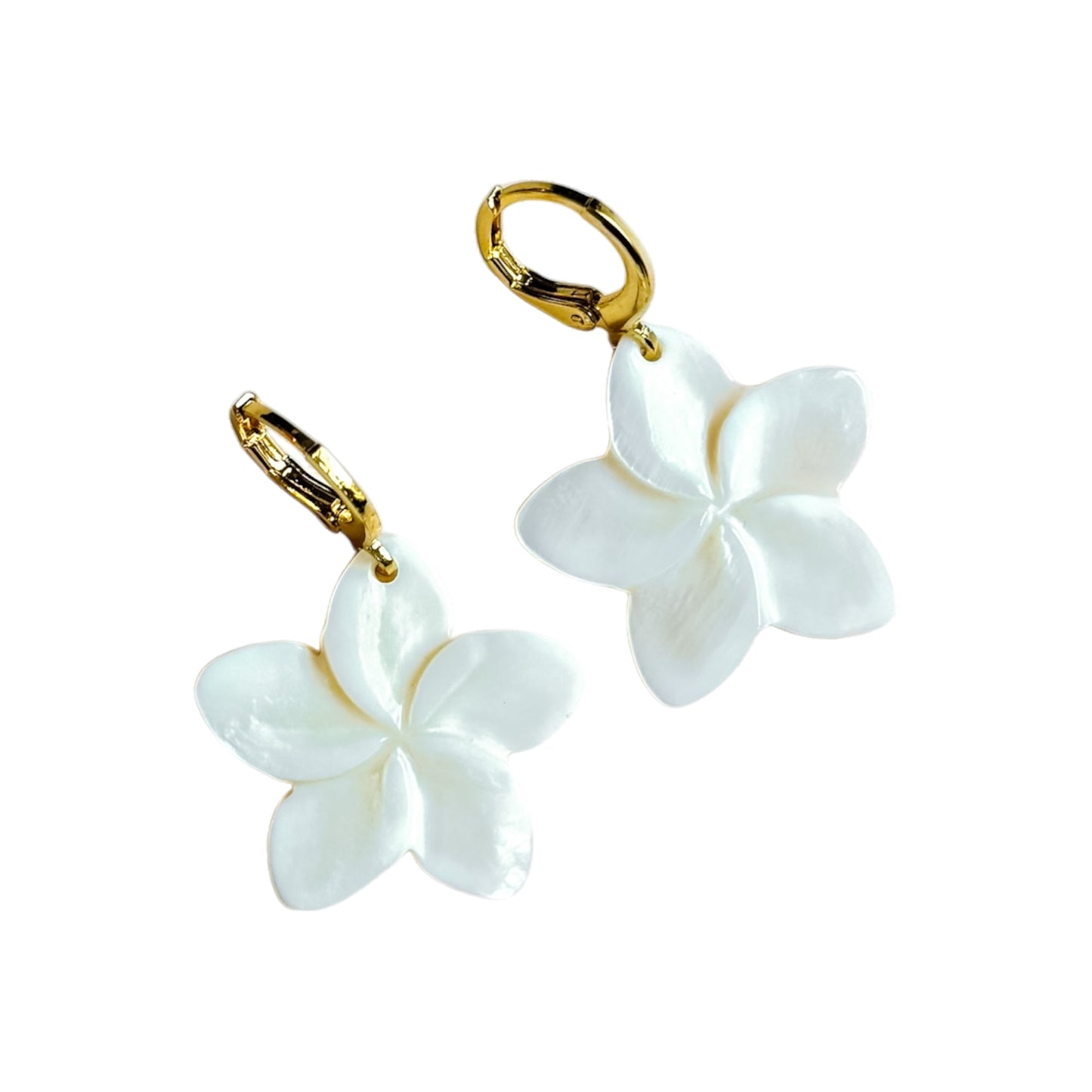 PLUMERIA EARRINGS