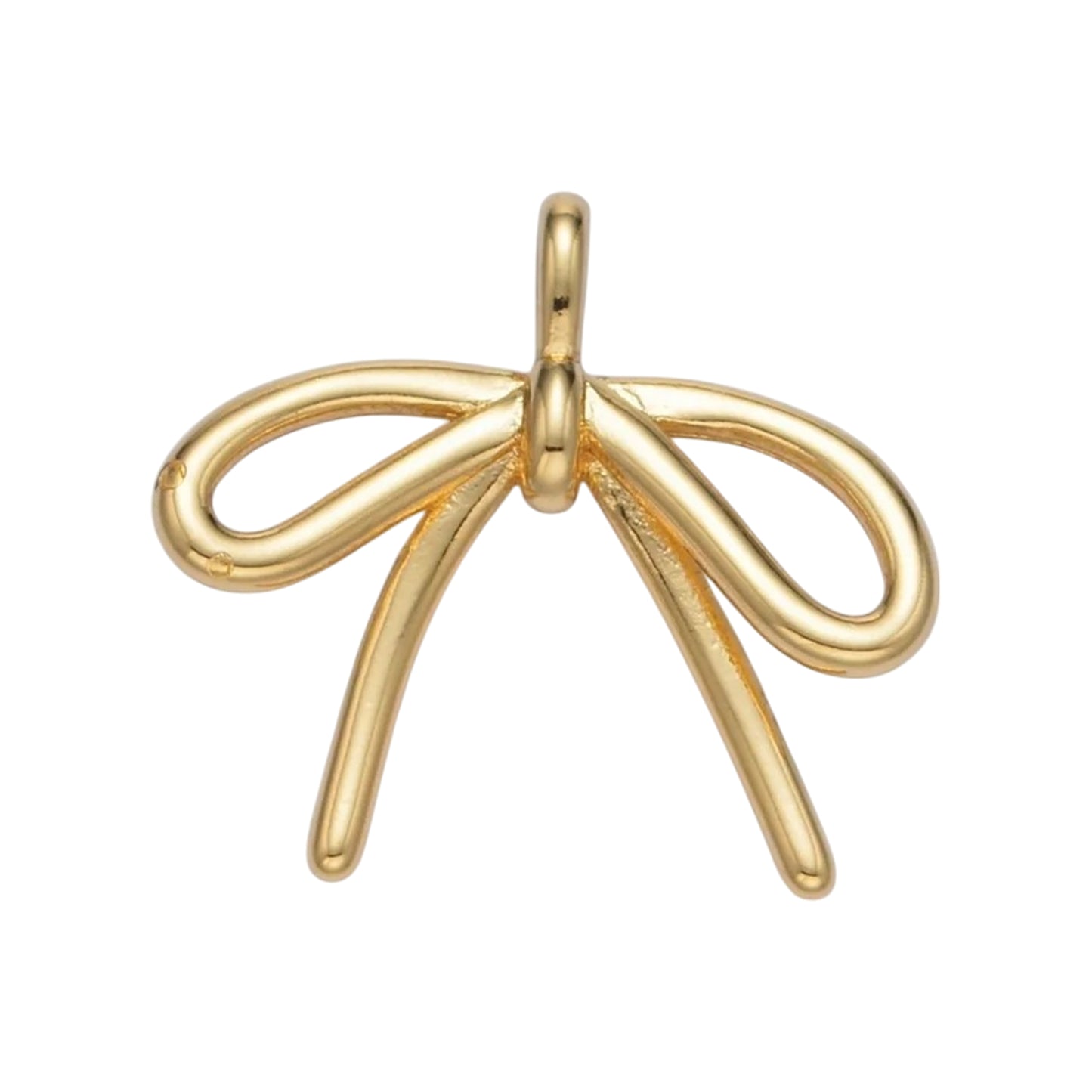 TIED BOW CHARM
