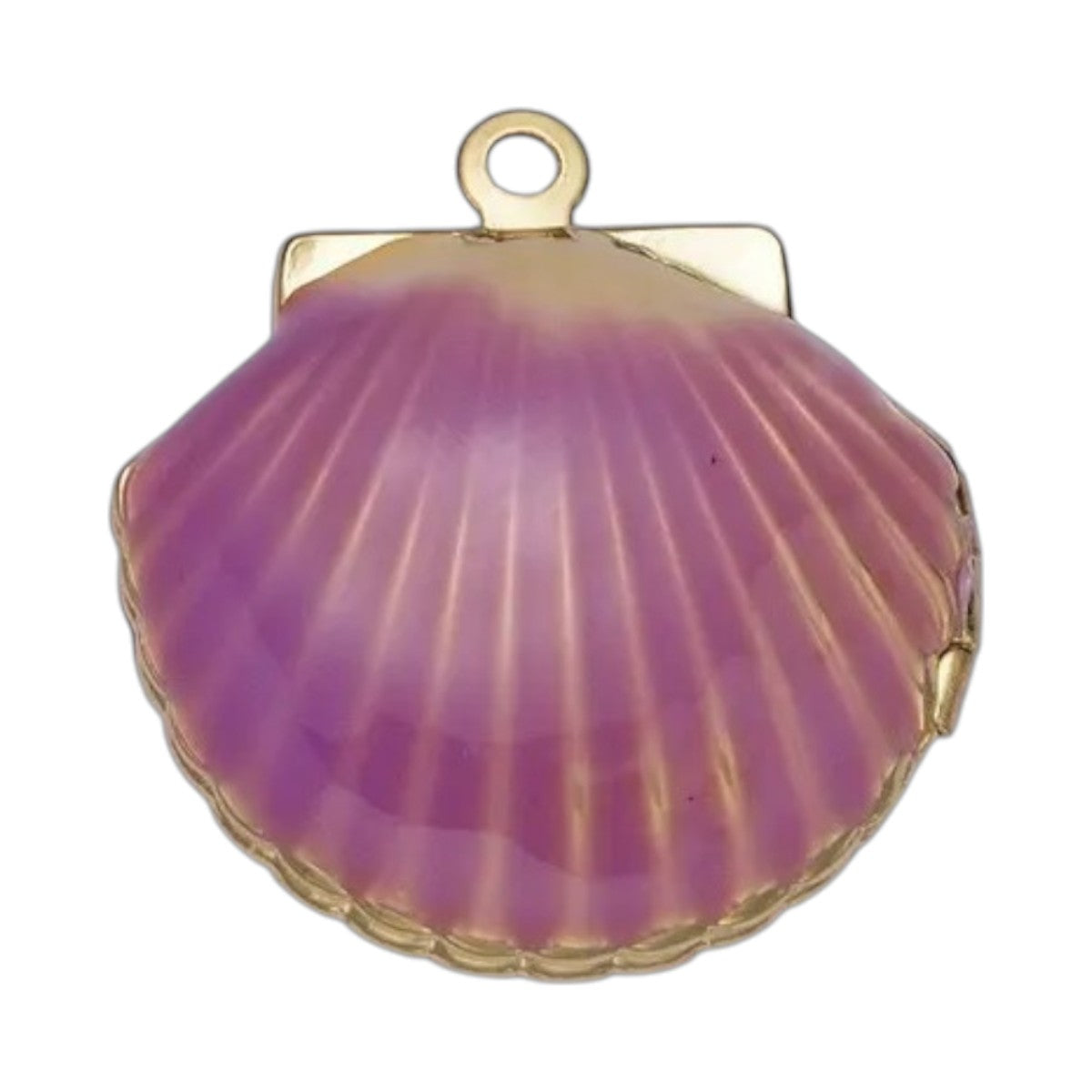 PINK SHELL LOCKET CHARM