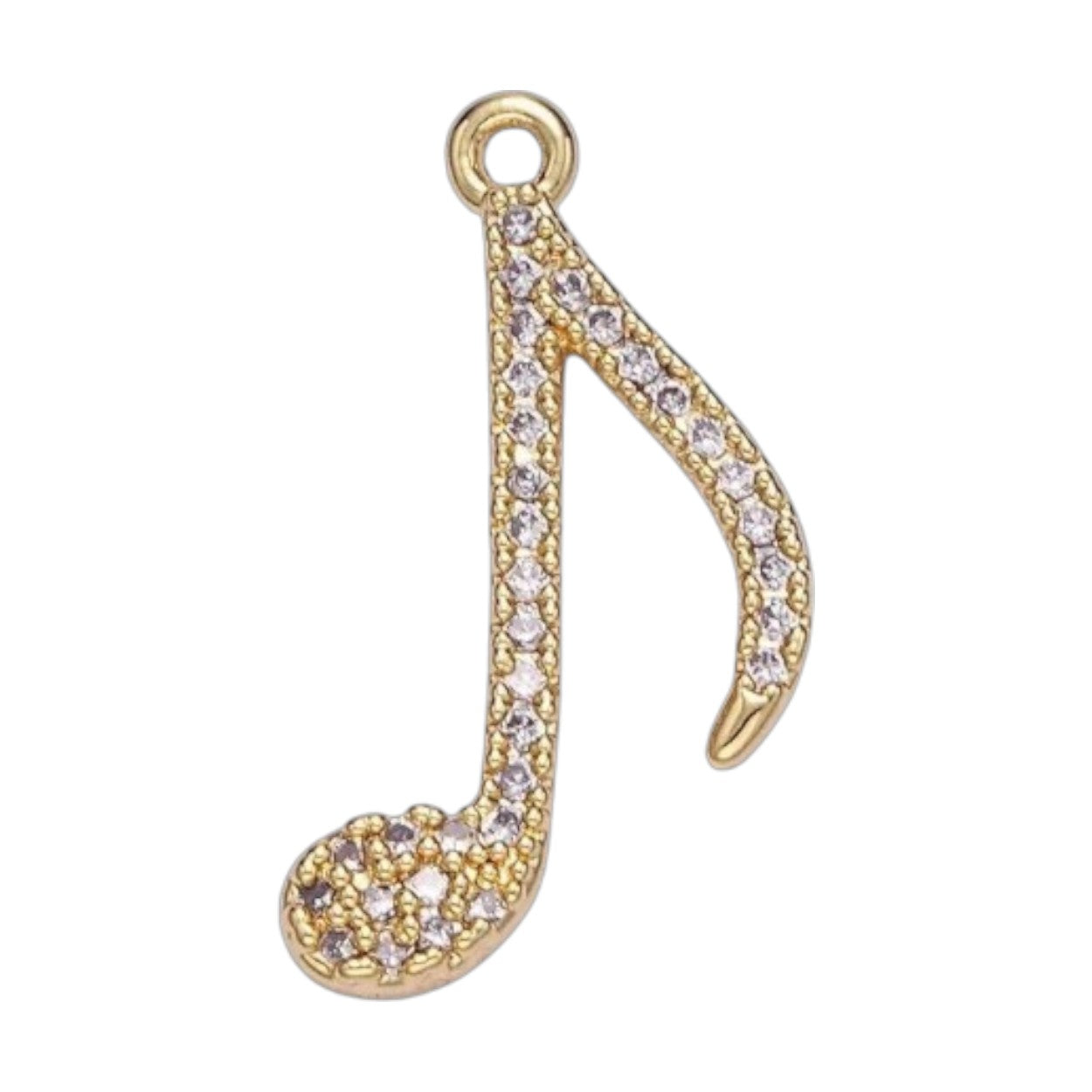 SPARKLE MUSIC NOTE CHARM