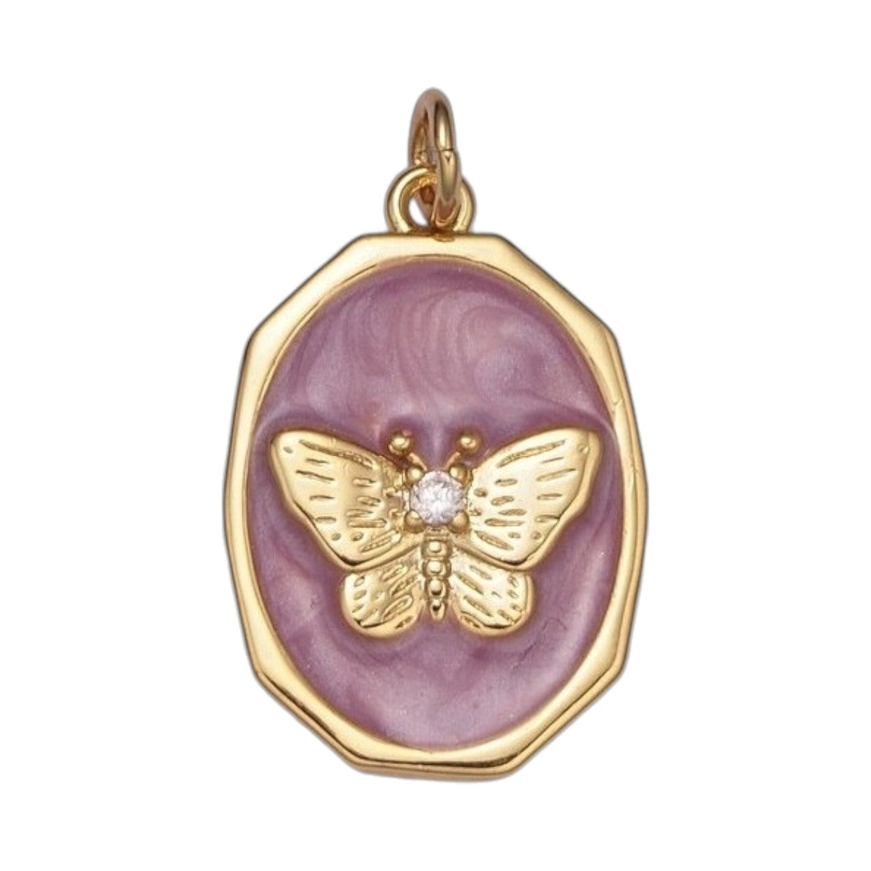 PURPLE BUTTERFLY CHARM