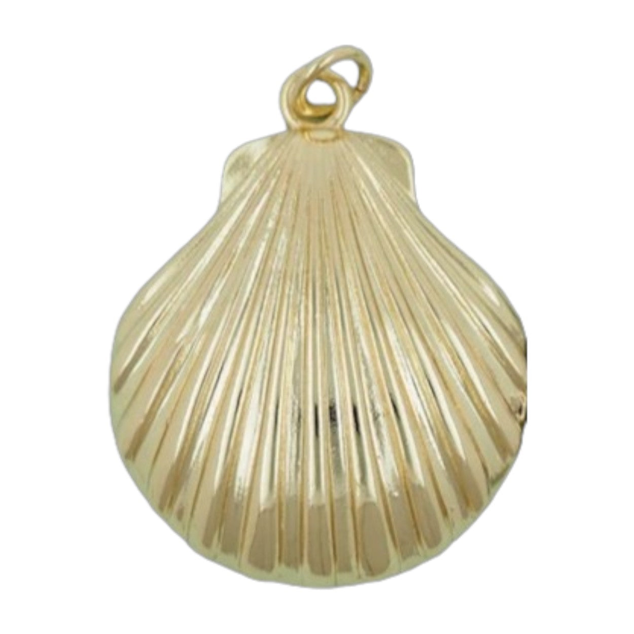 LARGE SCALLOP SHELL CHARM