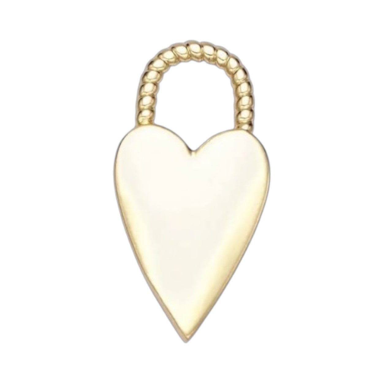 HEART PADLOCK CHARM