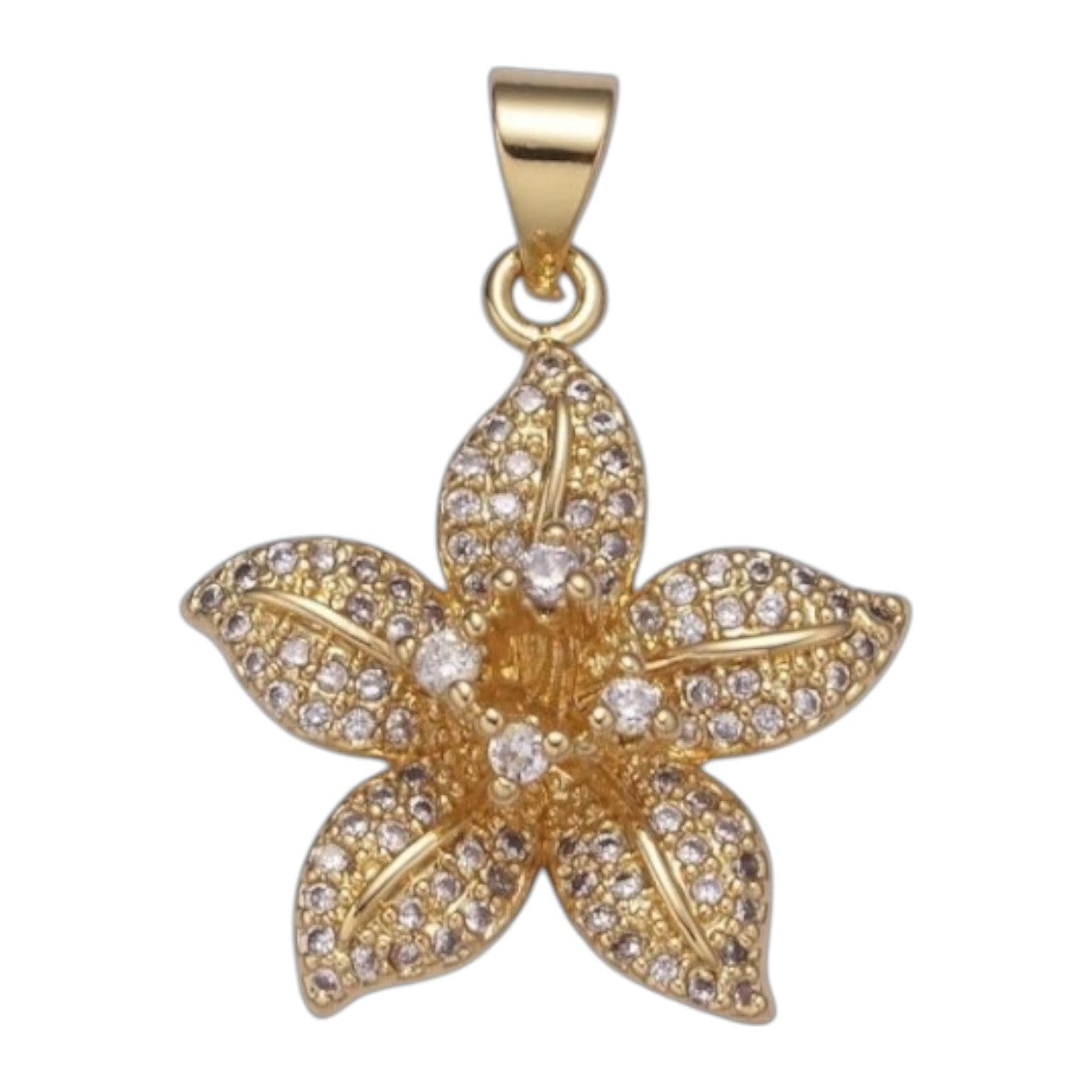 SPARKLE HIBISCUS CHARM