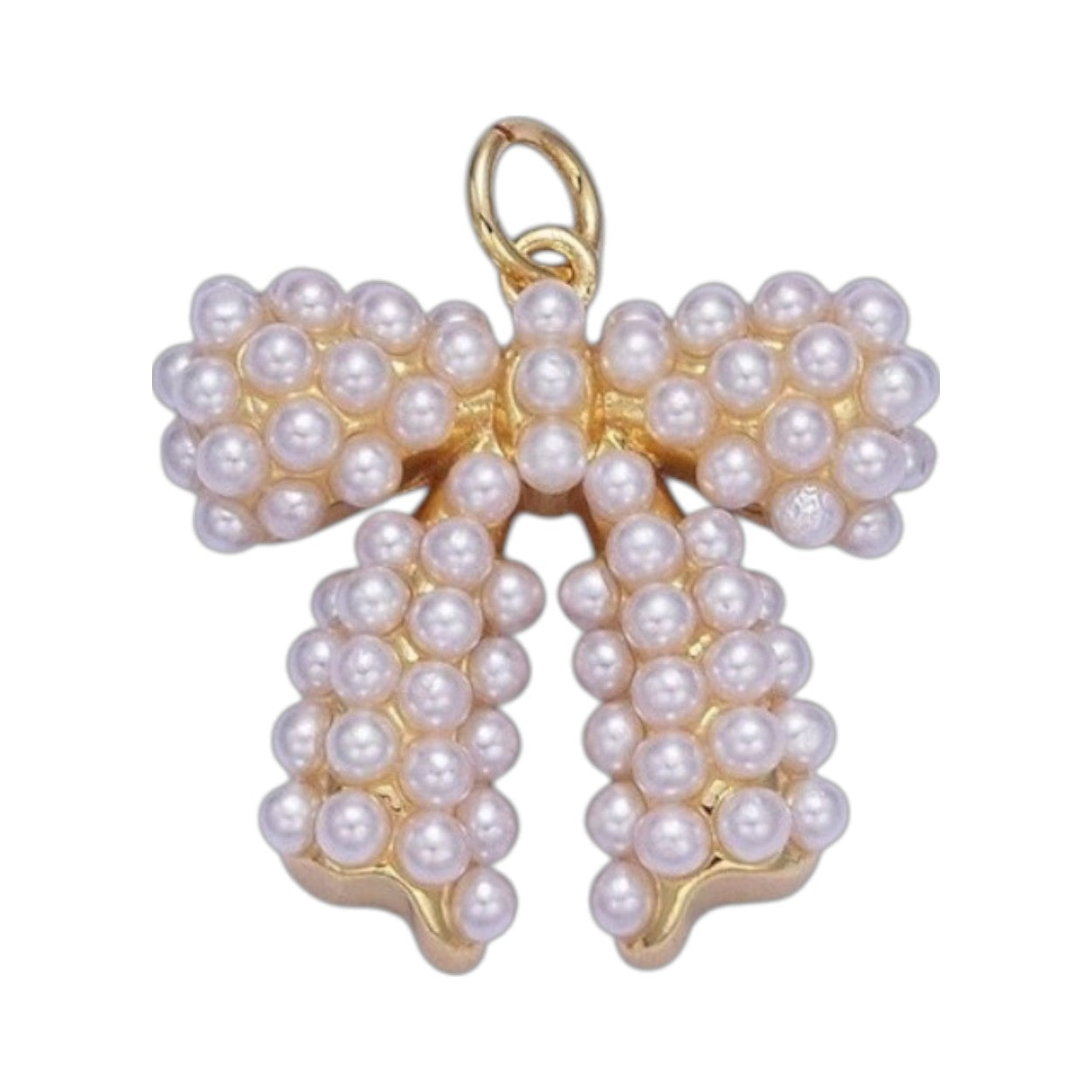 PEARL BOW CHARM
