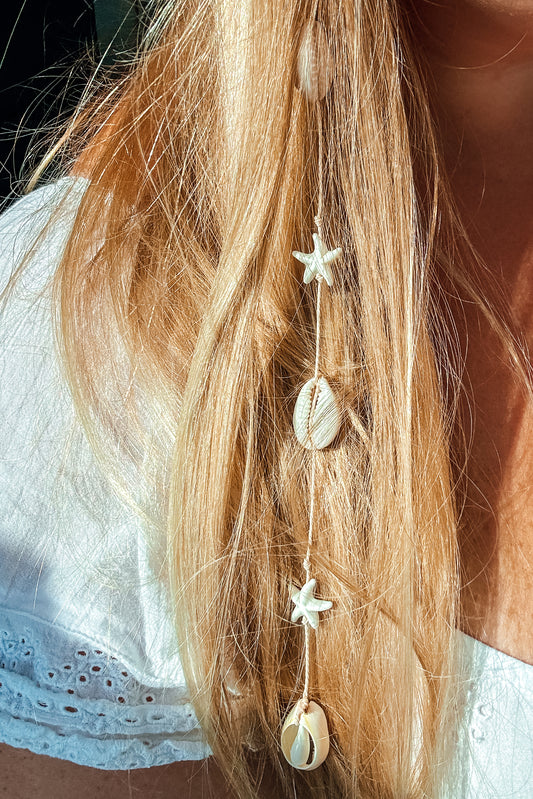 COWRIE & STARFISH MERMAID HAIR