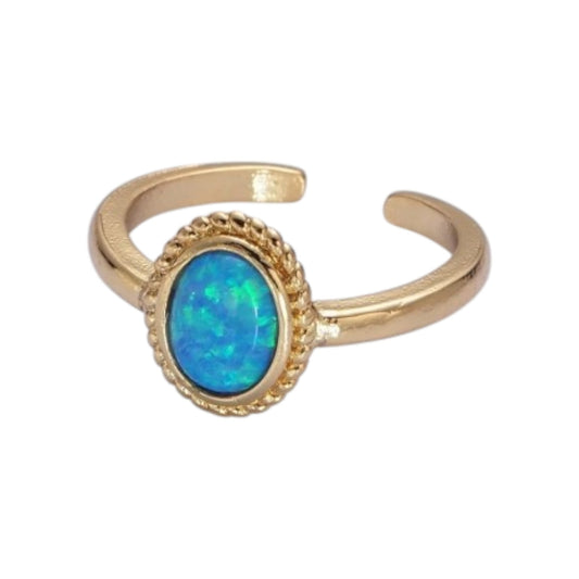 OPAL REEF ADJUSTABLE RING
