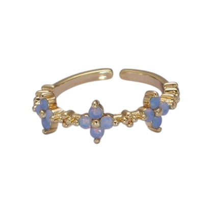 OCEAN BLOSSOM ADJUSTABLE RING