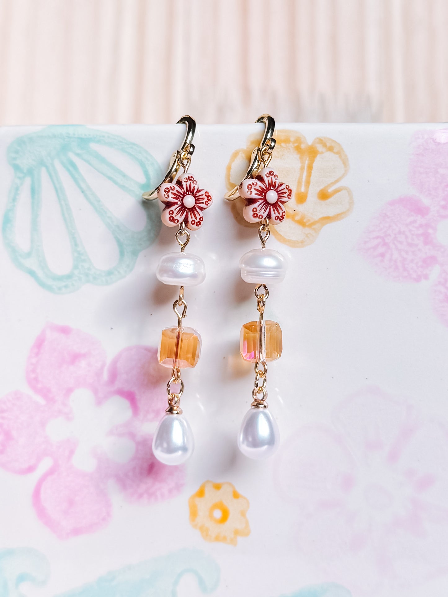 BOHO FLOWER EARRINGS