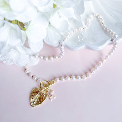 THE PEARL OF MY HEART TOGGLE NECKLACE