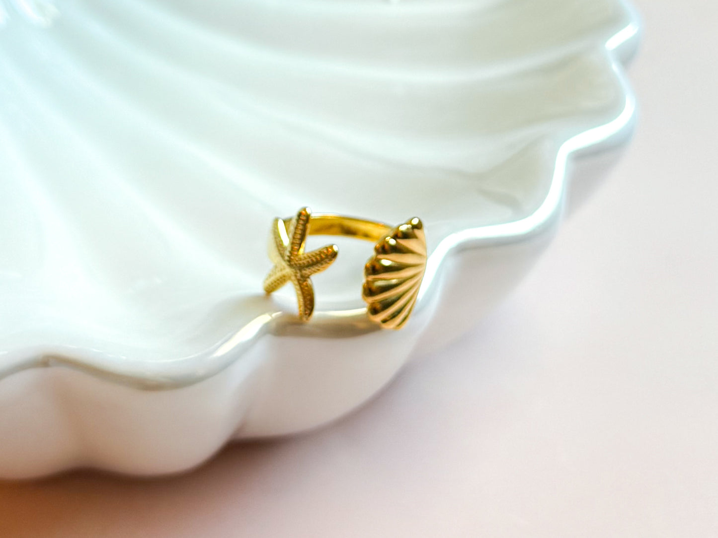 SIRENS GOLD ADJUSTABLE RING