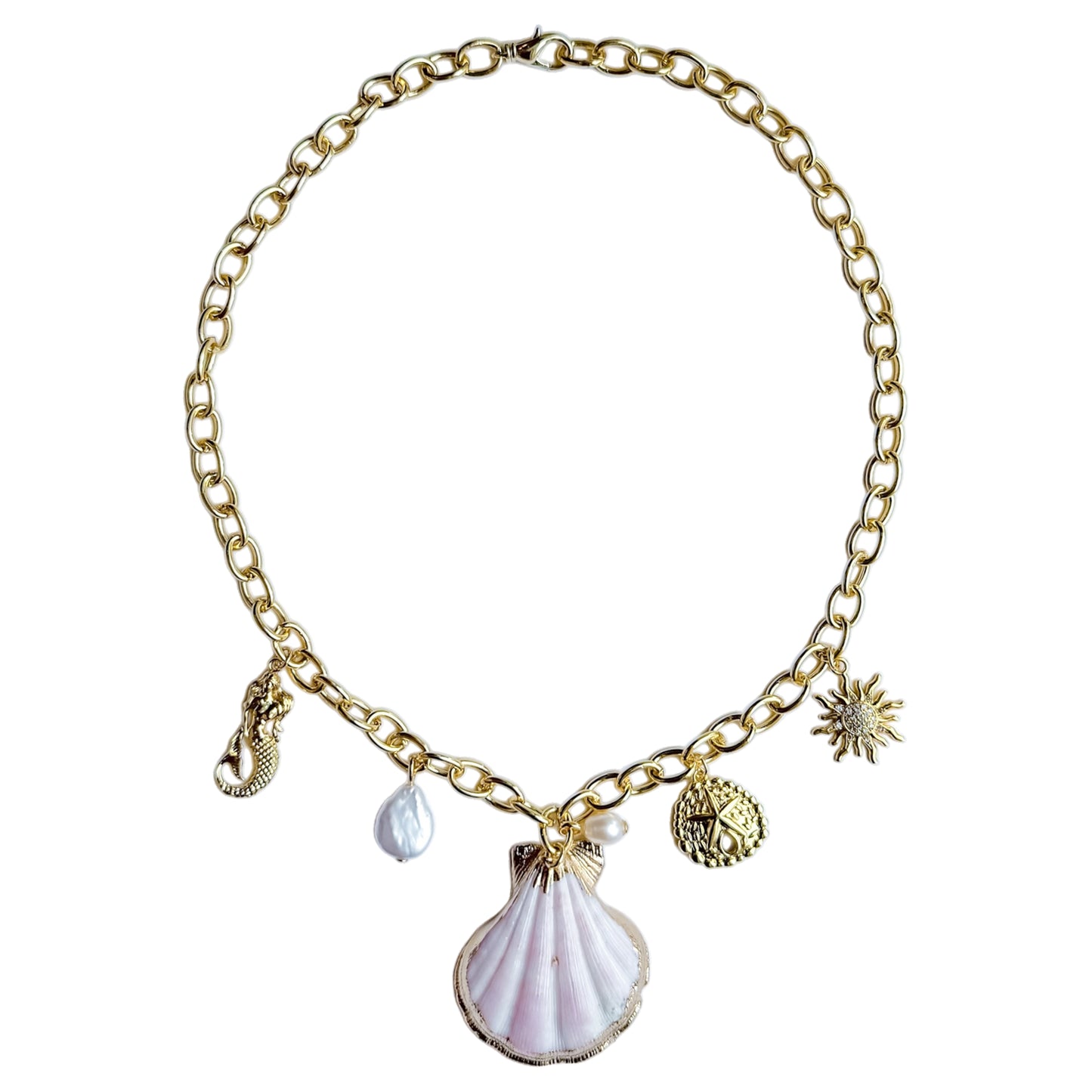 DAUGHTER OF THE SEA CHARM NECKLACE