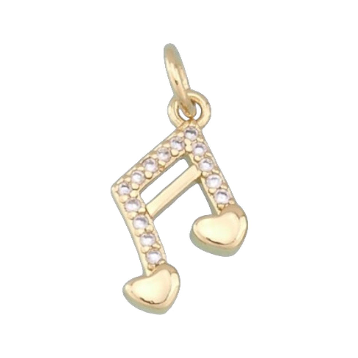 HEART MUSIC NOTE CHARM