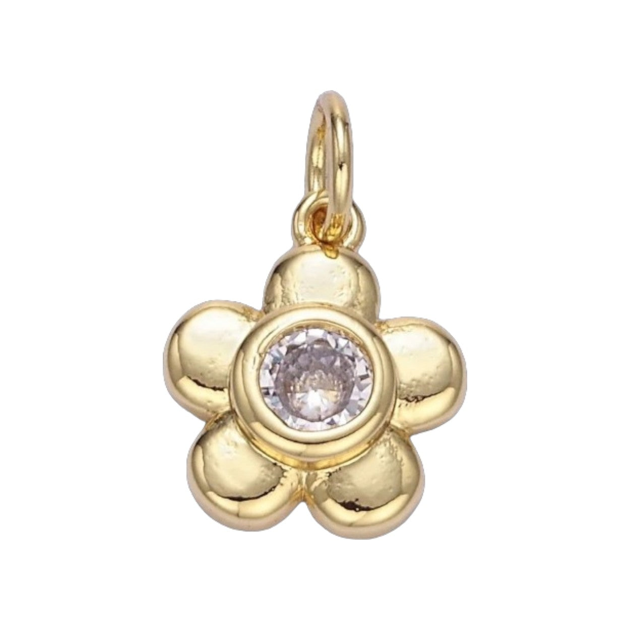 CHUBBY GEM FLOWER CHARM