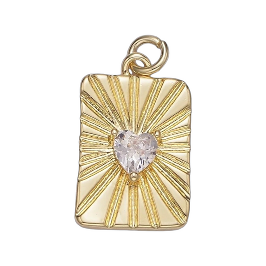 HEART TAG CHARM