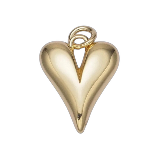 GOLD HEART CHARM
