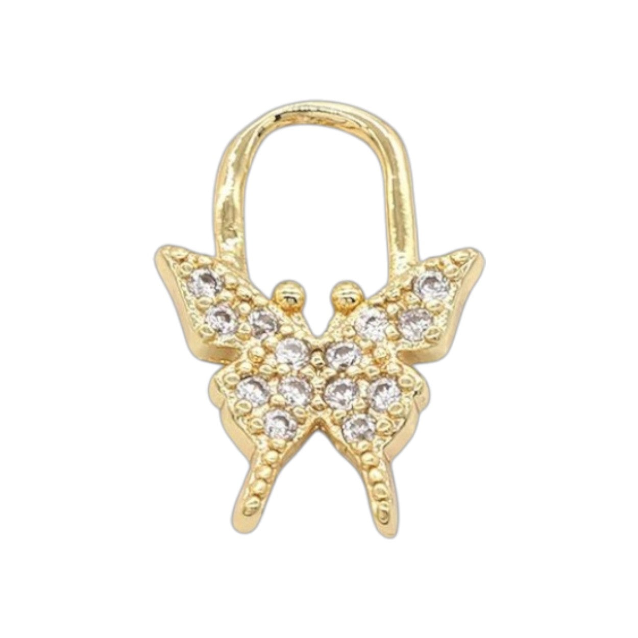 BUTTERFLY PADLOCK CHARM