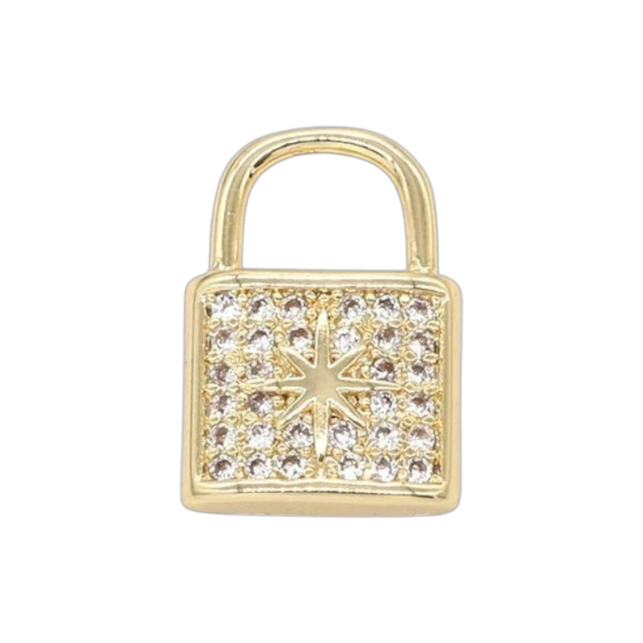 NORTH STAR PADLOCK CHARM